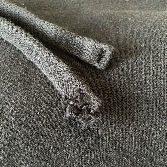 Disney Goth Cropped Boxy Hooded Sweatshirt Black With Orange Castle Halloween S - Picture 8 of 8